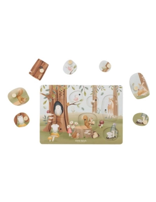 Puzzle con Sonido Forest Friends de Little Dutch