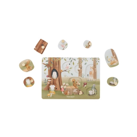 Puzzle con Sonido Forest Friends de Little Dutch