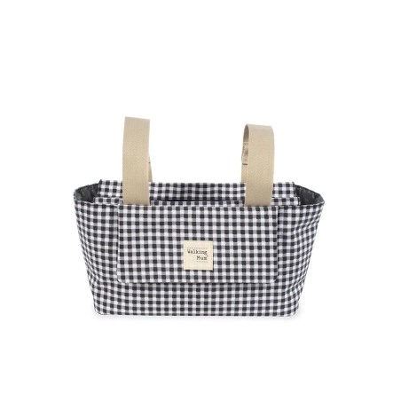 Bolso Organizador I Love Vichy de Walking Mum Negro