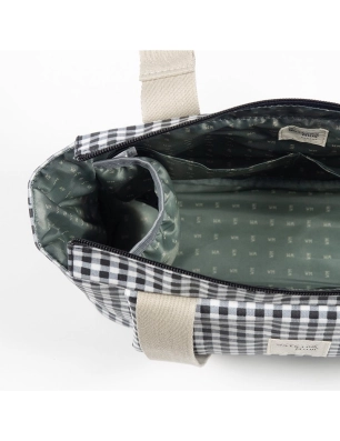 Bolso Organizador I Love Vichy de Walking Mum Negro