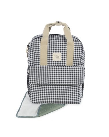 Mochila Maternal I Love Vichy de Walking Mum Negro