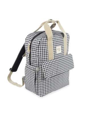 Mochila Maternal I Love Vichy de Walking Mum Negro