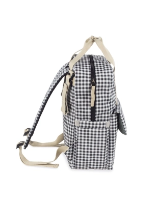 Mochila Maternal I Love Vichy de Walking Mum Negro