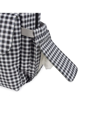 Mochila Maternal I Love Vichy de Walking Mum Negro