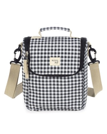 Bolsa Isotérmica Vichy de Walking Mum Negro
