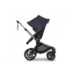 Cochecito 2 piezas Bugaboo Fox 5 Renew Grafito/Negro Clásico Capota Azul Indigo