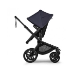Cochecito 2 piezas Bugaboo Fox 5 Renew Negro/Negro Clásico Capota Azul Indigo