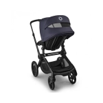 Cochecito 2 piezas Bugaboo Fox 5 Renew Negro/Negro Clásico Capota Azul Indigo