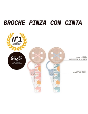 Sujeta chupetes con cinta de Suavinex