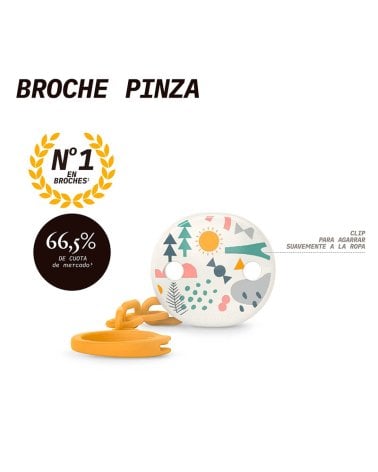 Sujeta Chupetes Prints redondo de Suavinex