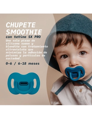 Chupete Smoothie Todosilicona con Tetina Fisiológica SX Pro de Suavinex