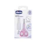 Tijeras de punta redonda para bebé de Chicco Rosa