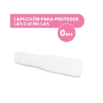 Tijeras de punta redonda para bebé de Chicco Rosa