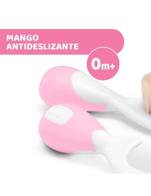 Cepillo y peine de Chicco Rosa