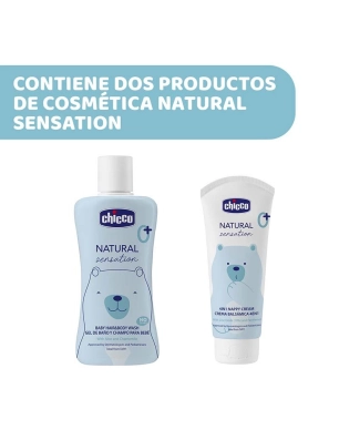 Pack Crema Pañal y Gel Champu Natural Sense de Chicco
