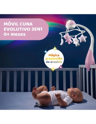 Móvil de Cuna con Proyector Arcoiris de Chicco