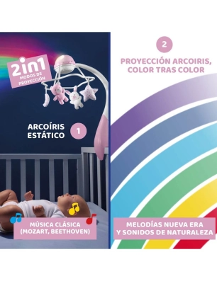 Móvil de Cuna con Proyector Arcoiris de Chicco