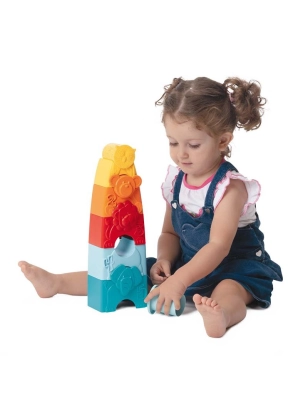 Torre Apilable 2 en 1 Animalitos Eco de Chicco