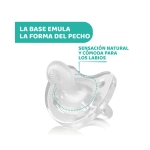 Chupete de Silicona PhysioSoft Todogoma de Chicco Transparente