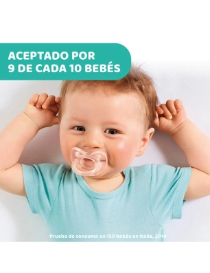 Chupete de Silicona PhysioSoft Todogoma de Chicco Transparente