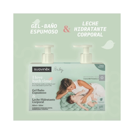 Pack Gel de Baño y Leche Hidratante de Suavinex