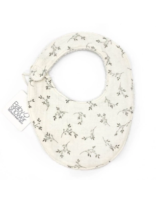 Babero Estampado Babyshower Olive Bloom