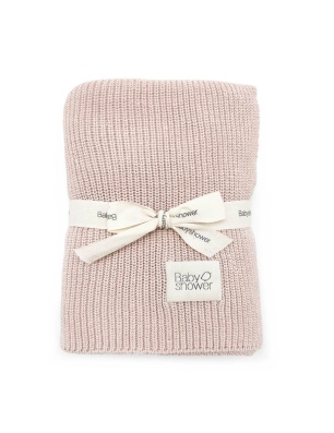 Manta Tricot Canel de Babyshower Nude