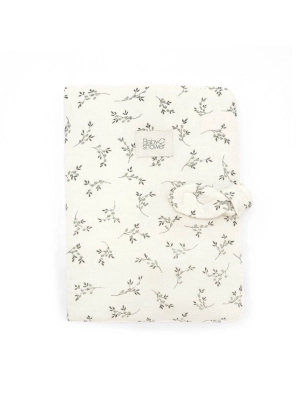 Portadocumentos con lazo de Babyshower Olive Bloom