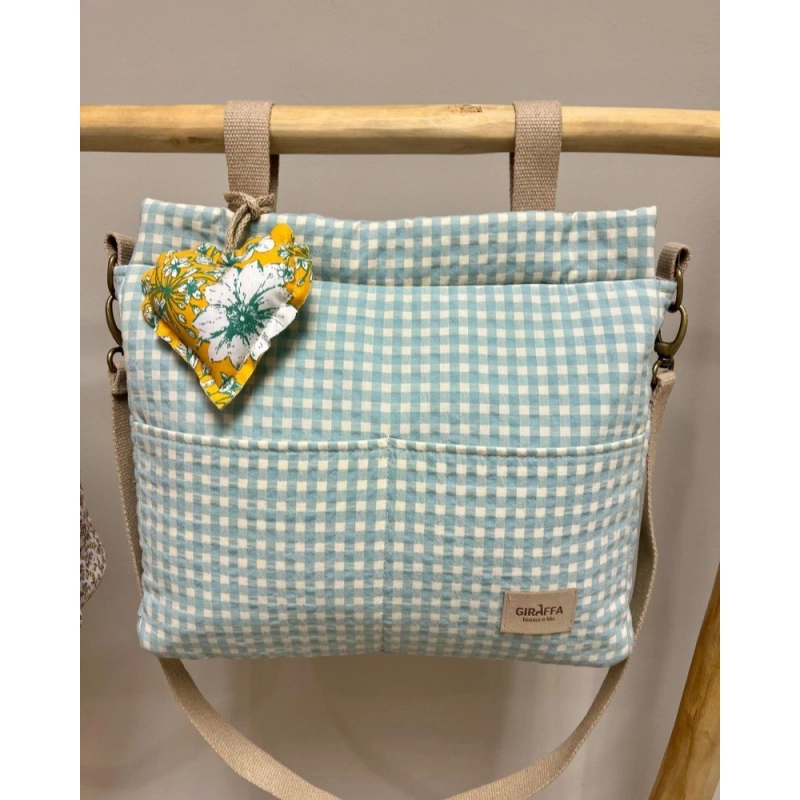 Bolsa Walk Luigi de Giraffa Bianca e Blu