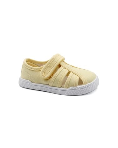 Sandalias Lona Blanditos Mango de Crio's Amarillo