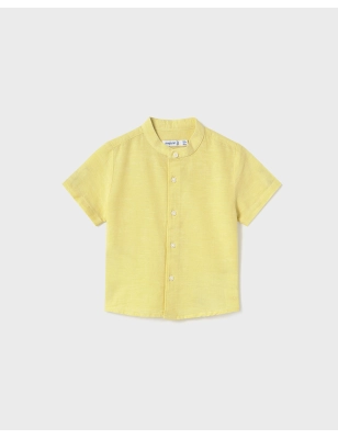 Camisa M/C Cuello Mao Lino De Mayoral