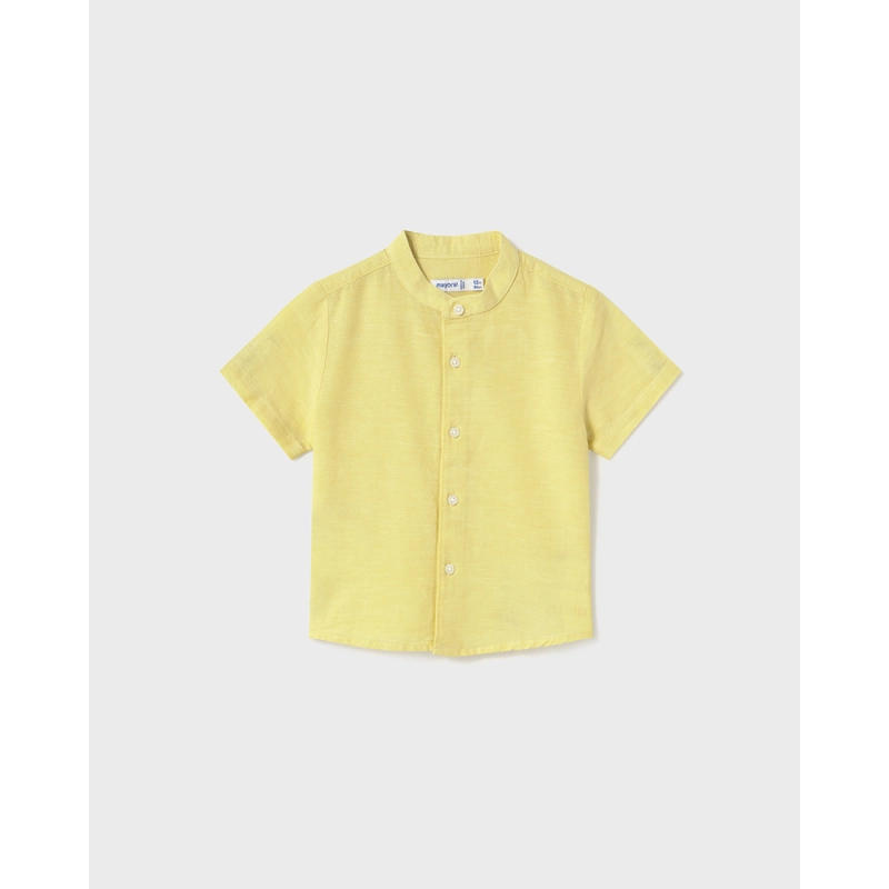 Camisa M/C Cuello Mao Lino De Mayoral
