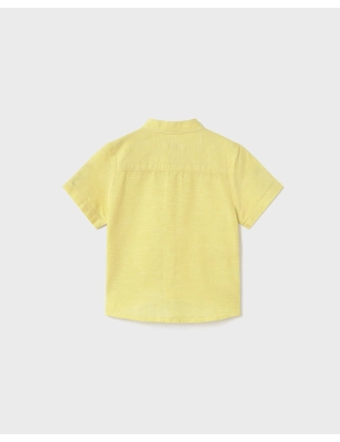 Camisa M/C Cuello Mao Lino De Mayoral