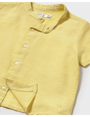 Camisa M/C Cuello Mao Lino De Mayoral