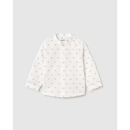 Camisa M/L Lino Cuello Mao De Mayoral