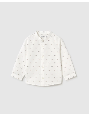 Camisa M/L Lino Cuello Mao De Mayoral