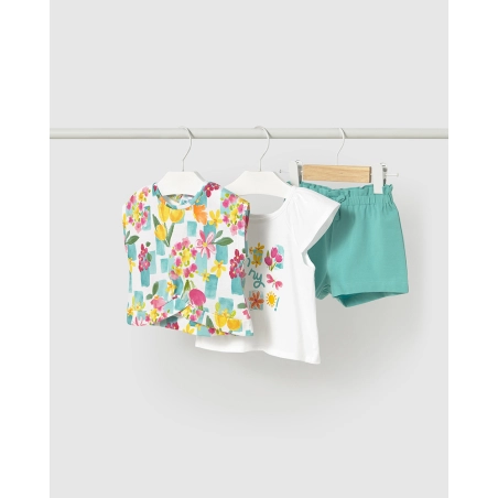 Conj. Short 2 Camisetas De Mayoral