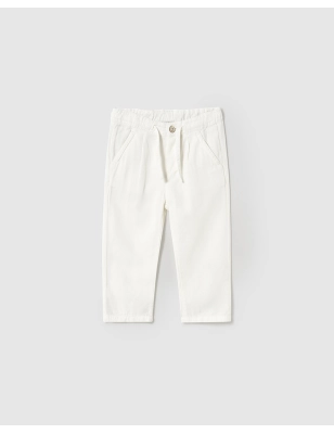 Pantalon Lino Relaxed De Mayoral