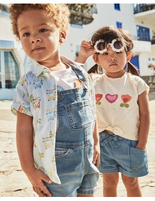 Peto Corto Soft Denim De Mayoral