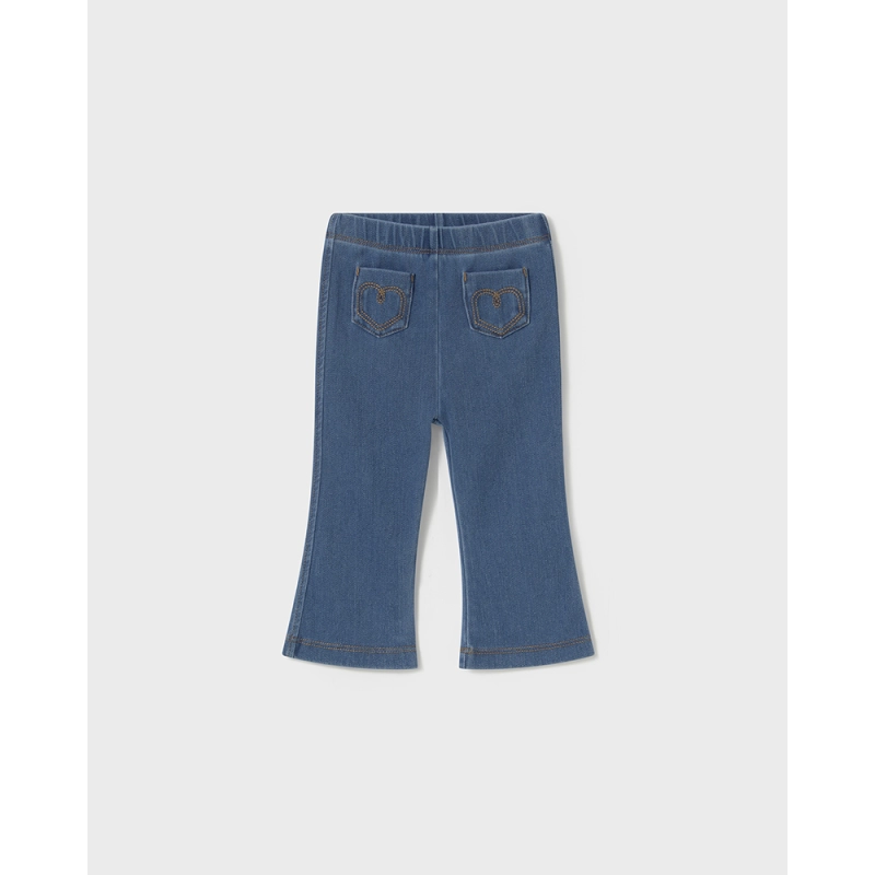 Leggings Flared Knitted Denim De Mayoral