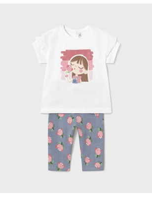 Conj. Leggings Estampado De Mayoral