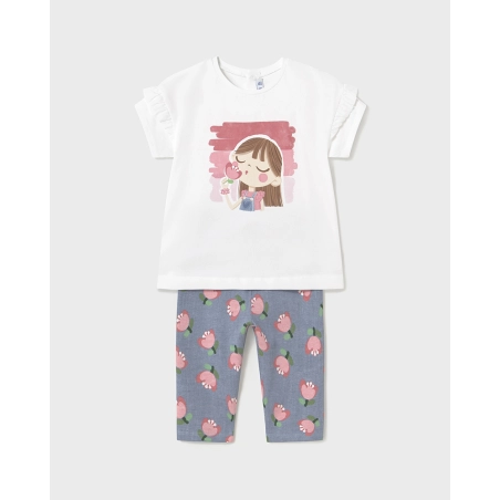 Conj. Leggings Estampado De Mayoral