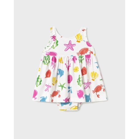 Vestido Estampado Con Braguit De Mayoral