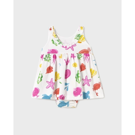 Vestido Estampado Con Braguit De Mayoral