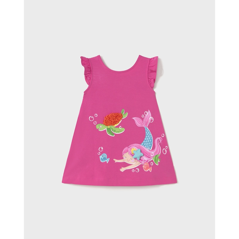 Vestido Punto Serigrafiado De Mayoral