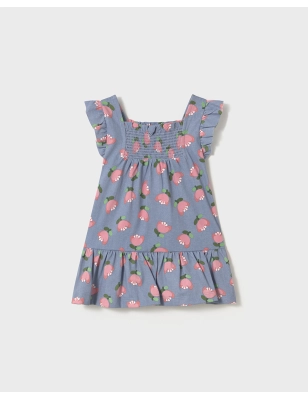 Vestido Punto Estampado De Mayoral