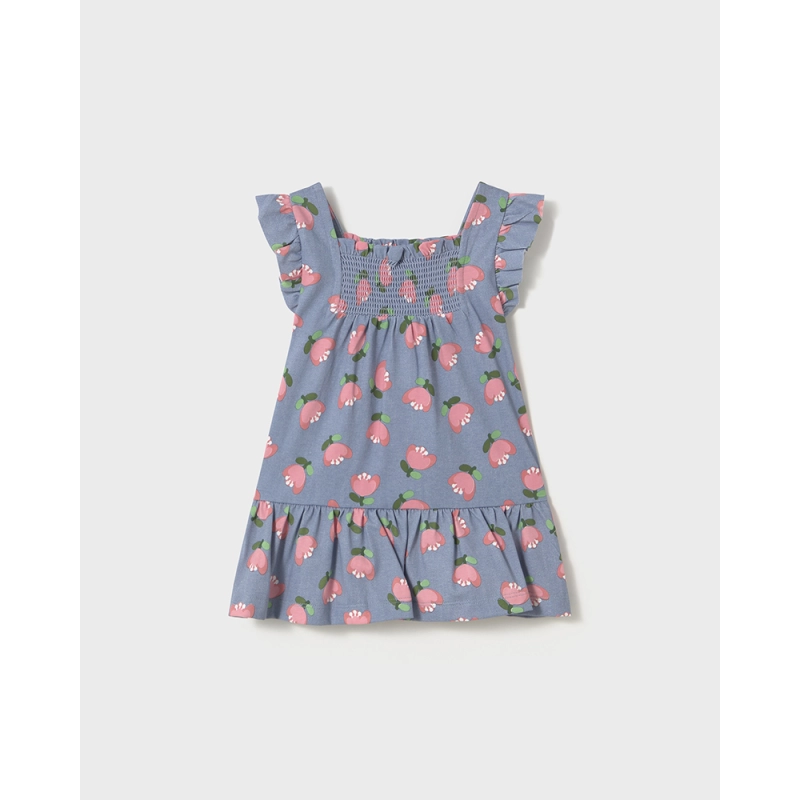 Vestido Punto Estampado De Mayoral
