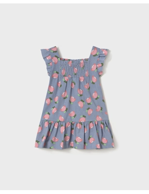 Vestido Punto Estampado De Mayoral