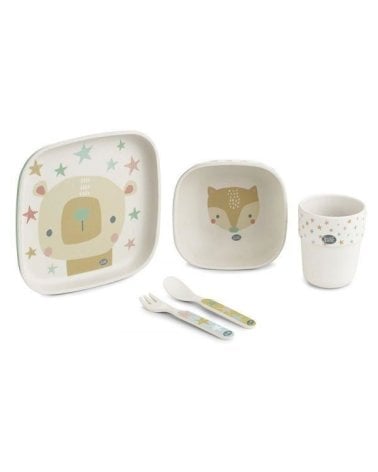 Vajilla de bambú de 5 piezas de Jané T59 Pool