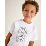 Camiseta M/C Embossed 'Fun' De Mayoral
